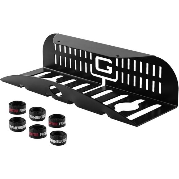 Gator Frameworks Metal Cable Management System Under Desk with 1" Spaced Slots - Picture 1 of 5